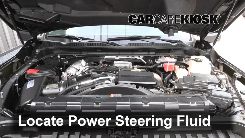 2021 GMC Sierra 2500 HD SLT 6.6L V8 Turbo Diesel Crew Cab Pickup Power Steering Fluid